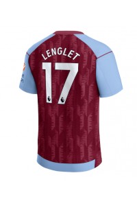 Fotbalové Dres Aston Villa Clement Lenglet #17 Domácí Oblečení 2023-24 Krátký Rukáv